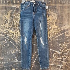 Habitual Blue Skinny Jeans Modern Distressed Fit